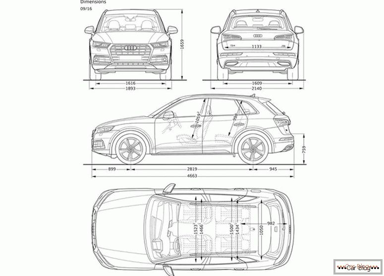 Audi Q5 Especificações