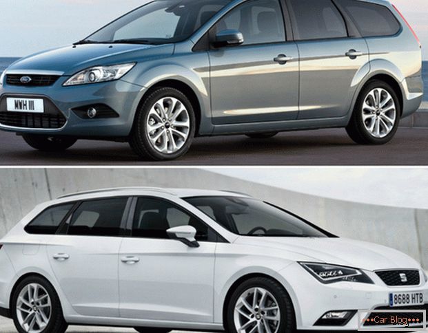 Comparação de Ford Focus Wagon e Seat Leon ST FR