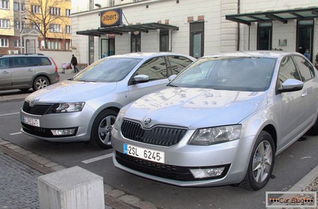 Skoda Octavia e Rapid - оба автомобиля заслужили доверие российских водителей