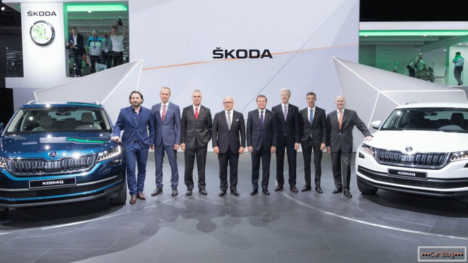 Checos no Paris Motor Show apresentaram um crossover Skoda Kodiaq