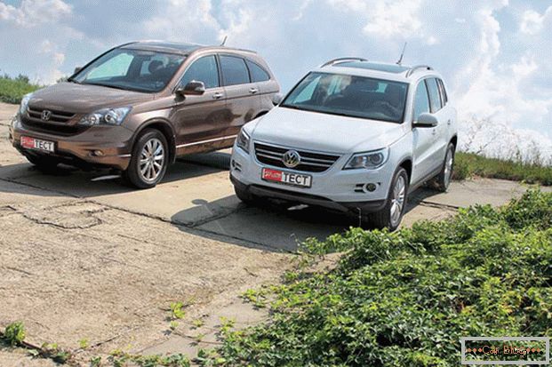 Honda japonesa CR-V ou alemã Volkswagen Tiguan - o que é melhor?