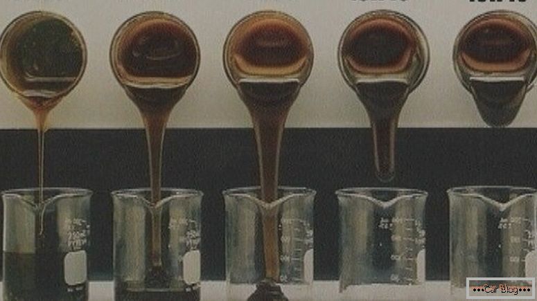 misturando óleos de diferentes viscosidades