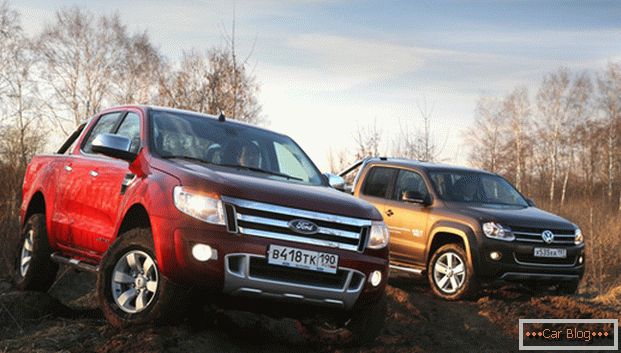 Comparar captador alemão e americano - Volkswagen Amarok e Ford Ranger