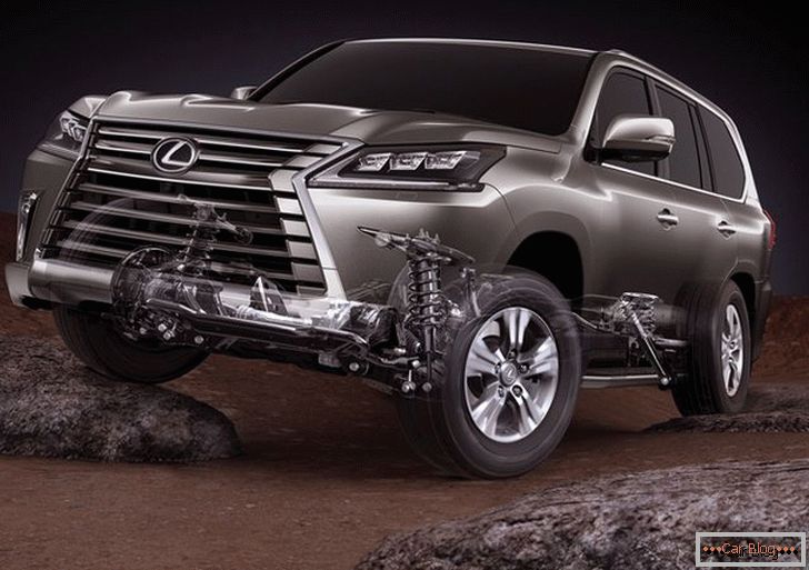 lexus LX 2016 suspensão