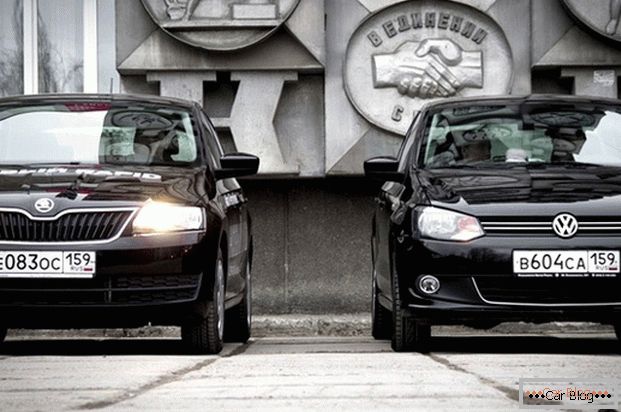Volkswagen Polo e Skoda Rapid - quais são as características distintivas desses carros?
