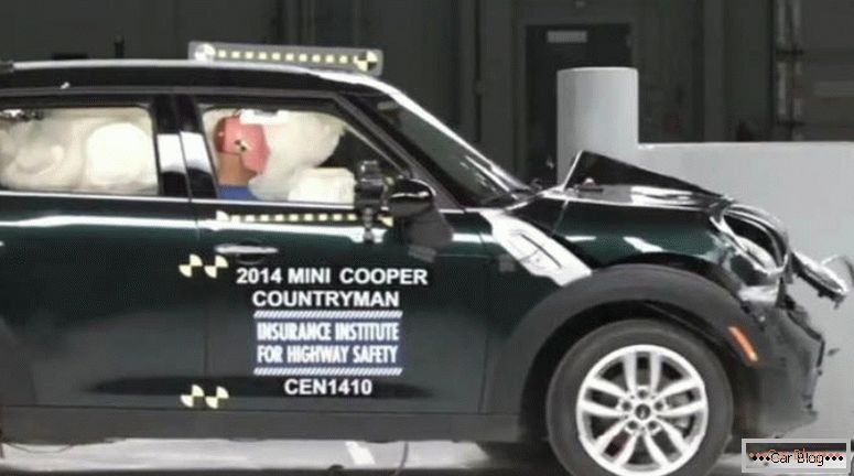 Segurança do carro Mini Cooper