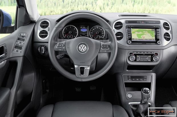 O interior do Volkswagen Tiguan é um exemplo de qualidade alemã.