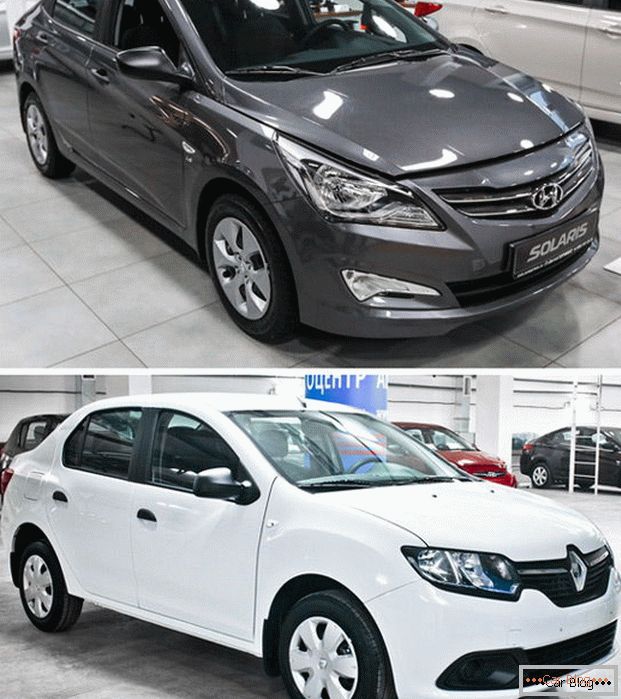 Hyundai Solaris e Renault Logan