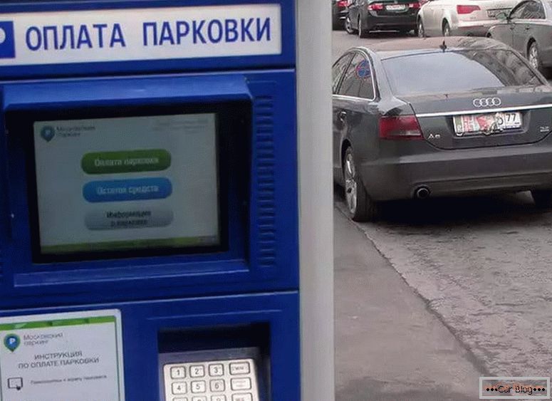 quais são os métodos de pagamento para estacionamento em Moscou
