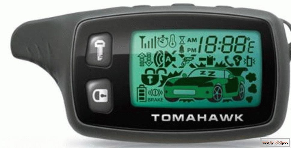 Chaveiro de alarme de carro Tomahawk