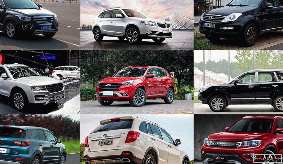 Top SUVs chineses