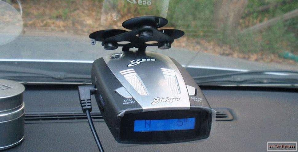 Detector de radar no carro