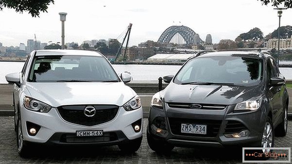 Os carros Ford Kuga ou Mazda CX-5 têm chances iguais de ganhar em nossa comparação.