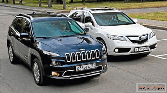 Comparação Jeep Cherokee e Acura RDX