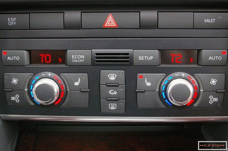 Controle de temperatura do Audi A6