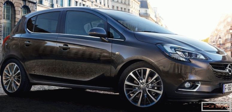 Aparência do Opel Corsa