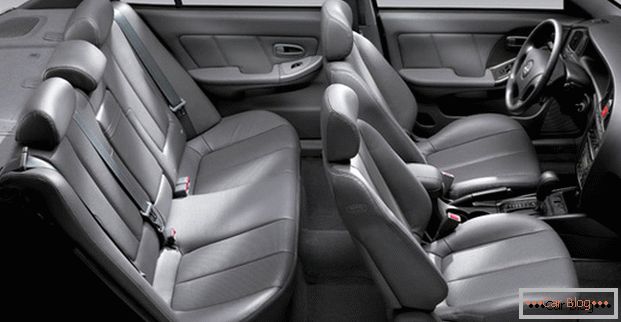 Interior do carro Hyundai Elantra