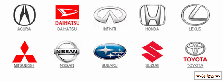 lista de marcas de carros japoneses
